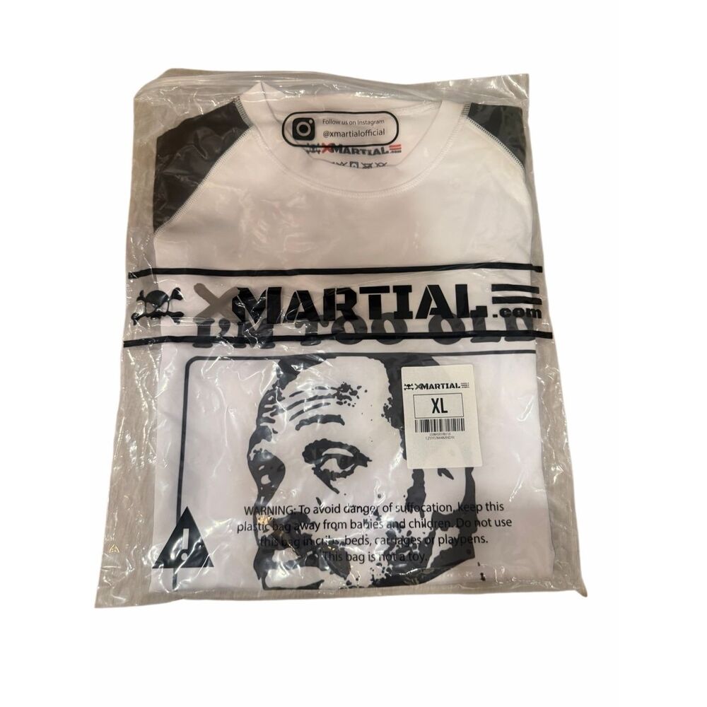 NWT Martial TOO OLD BJJ RASH GUARD- size xl - Picture 3 of 5